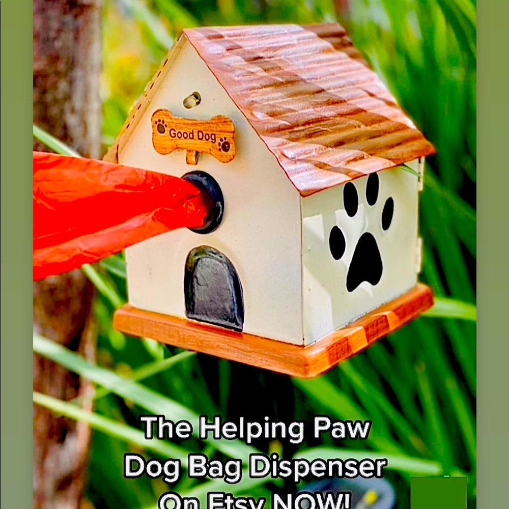 The helping Paw dog bag dispenser